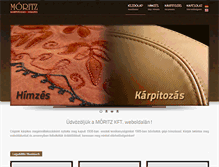 Tablet Screenshot of moritzkft.hu